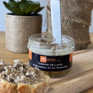 TERRINE DE LAPIN AU FENOUIL ET AU ROMARIN 90G