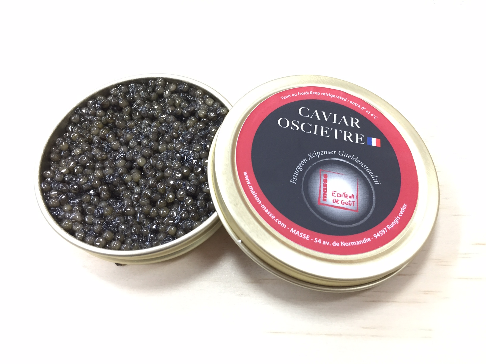 Achat de caviar français classic osciètre de la maison Sturia