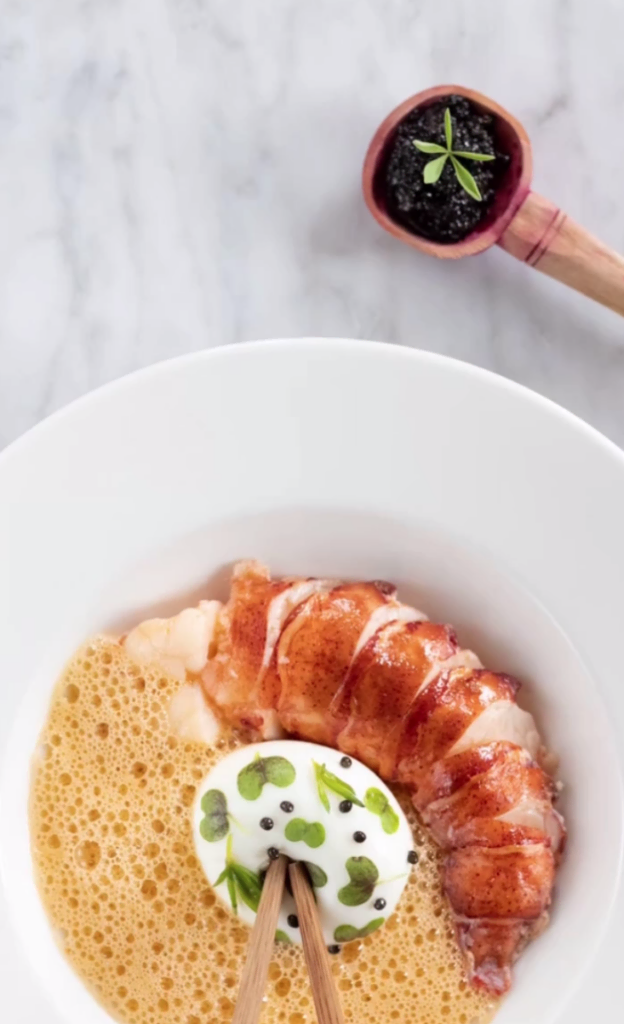 L’œuf de Fabergé au homard et caviar