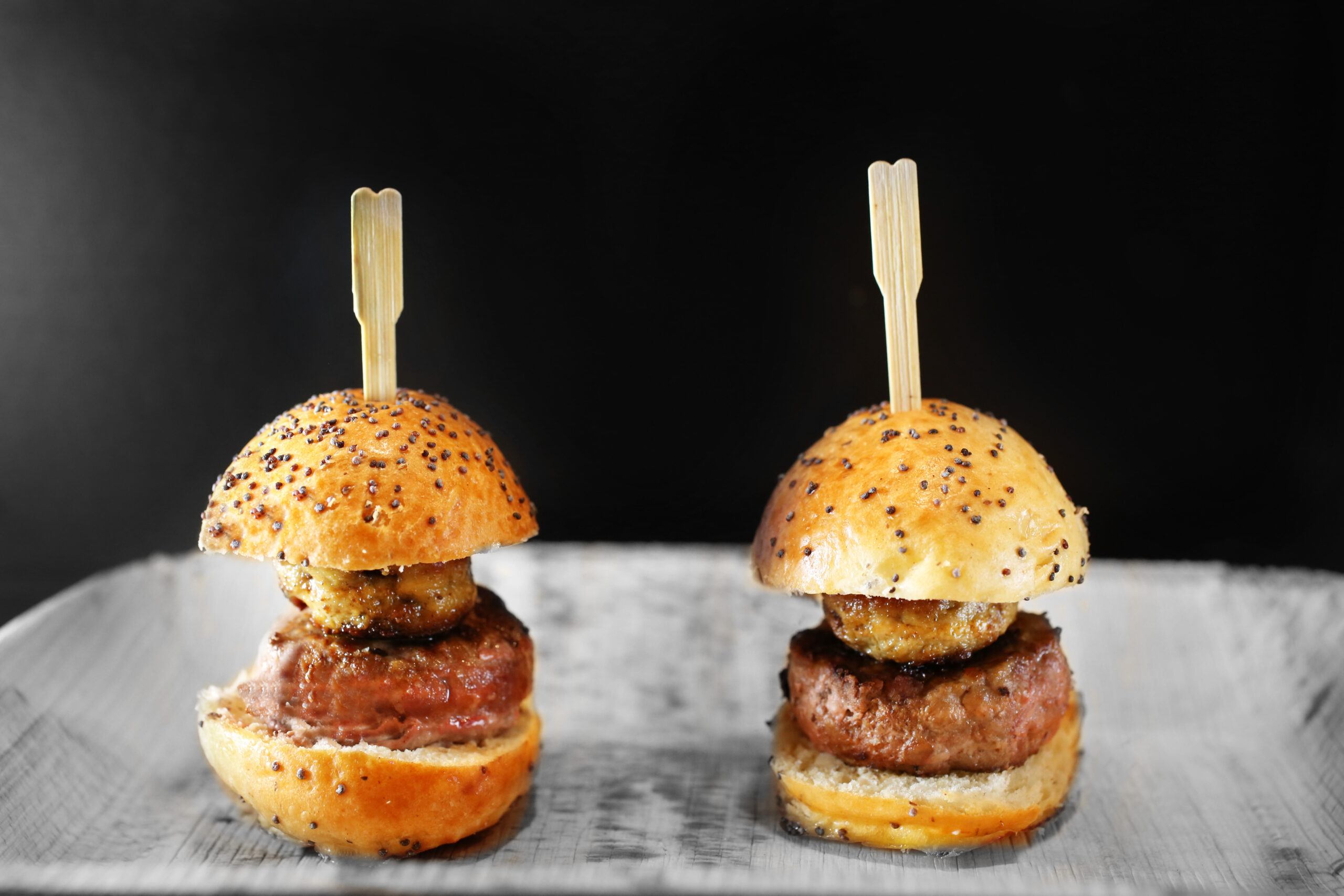 Kits maxi et mini burgers au foie gras